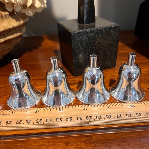 Wedding Bells Reed & Barton Sterling Silver Candle Holders & candles💎 - Picture 11 of 14